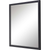 39" Black Framed Accent Mirror