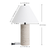23" Beige Novelty Table Lamp With Empire Shade