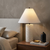 23" Beige Novelty Table Lamp With Empire Shade