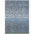 3' X 5' Blue And Green Abstract Washable Indoor Outdoor Area Rug