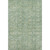3' X 5' Artichoke Green And Teal Oriental Washable Area Rug With UV Protection
