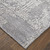 10' X 14' Gray And Silver Abstract Hand Woven Distressed Area Rug