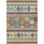 10' X 14' Brown And Taupe Southwestern Washable Indoor Outdoor Area Rug