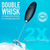 Double Whisk Milk Frother With Stand