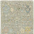 9' X 12' Gray Green And Yellow Wool Oriental Hand Knotted Area Rug With Fringe