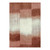 8' X 11' Red And White Abstract Washable Area Rug With UV Protection