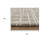 5' X 8' Gray Natural And Ivory Wool Geometric Hand Tufted Area Rug