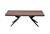 Brown Black Wood Metal Coffee Table