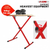 Keyboard Stand X Shape Adjustable Foldable Portable Key Board Stands w Locking Strap