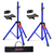 Keyboard Stand X Shape Adjustable Foldable Portable Key Board Stands w Locking Strap