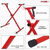 Keyboard Stand X Shape Adjustable Foldable Portable Key Board Stands w Locking Strap