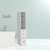 12" White Wood Freestanding Bathroom Vanity And Four Drawers