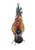 18" Red Blue And Yellow Metal LED lights Birds Garden Accents Accessories