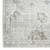 7' X 9' Ivory Floral Distressed Area Rug