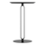 Wood and Steel Rounded Bar Table