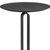 Wood and Steel Rounded Bar Table