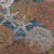 3' X 5' Blue And Brown Seashell and Coral Non Skid Area Rug