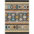 10' X 14' Black And Taupe Southwestern Washable Indoor Outdoor Area Rug