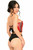 Lavish Patent with Black Lacing Lace-Up Bustier
