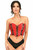 Lavish Patent with Black Lacing Lace-Up Bustier