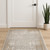 2' X 4' Ivory Abstract Power Loom Area Rug