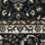 10' X 13' Navy Blue And Gold Medallion Area Rug With Fringe