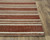 9' X 12' Rust And Orange Wool Striped Hand Tufted Area Rug