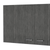 39" White Wood Wall mounted Accent Cabinet