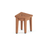 13" X 12" Brown Teak Corner Rectangular Shower Bench