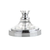 27" Silver Novelty Bedside Lamp With Drum Shade