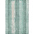 10' X 14' Pale Aqua Teal And Beige Striped Washable Area Rug With UV Protection
