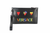 Versace Leather Embroidered Heart Patch Clutch