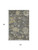 3' X 5' Gray Gold And Beige Floral Washable Area Rug With UV Protection