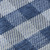 8' X 10' Navy Blue And Ivory Plaid Washable Area Rug With UV Protection
