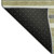 9' X 12' Artichoke Green Pewter And Ivory Striped Washable Indoor Outdoor Area Rug