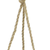 Brown Wood 700 Ounce Round Distressed Hanging Planter