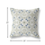 26 White Green Paisley Indoor Outdoor Throw Pillow