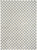 4' X 6' Ivory Checkered Area Rug