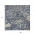 5' X 8' Blue Beige And Gray Floral Washable Area Rug With UV Protection