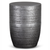 20" Silver Metal Round End Table
