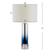 27" Clear Novelty Table Lamp With Drum Shade