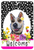 Australian Cattle Dog - HHS Paw Prints Welcome Indoor/Outdoor Aluminum Sign 