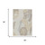 3' X 5' Ivory And Beige Ikat Washable Indoor Outdoor Area Rug