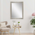 41" Silver Solid Wood Framed Accent Mirror