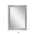 41" Silver Solid Wood Framed Accent Mirror