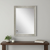 41" Silver Solid Wood Framed Accent Mirror