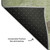 10' X 14' Artichoke Green And Taupe Abstract Washable Area Rug With UV Protection