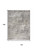 8' X 10' Ivory and Gray Abstract Non Skid Area Rug