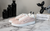 Versace Powder Blush Vitello Leather Signature Lace Sneakers