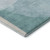 10' X 14' Pale Aqua And Beige Abstract Washable Area Rug With UV Protection